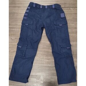 Free Soldier Mens Tactical Outdoor Hiking Cargo Pants Navy Blue 34x30